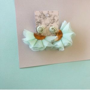 Mint Statement Earrings